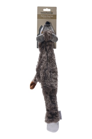 Beeztees Köpek Oyuncağı, Sesli, Tilki, Peluş, Gri, 52x15x2,5cm