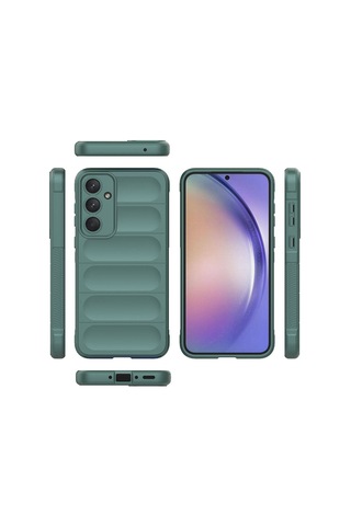 Galaxy Uyumlu A35 Kılıf Esnek Tpu Oyuklu Arka Yüzey Tasarımlı Zore Etnik Silikon Kapak