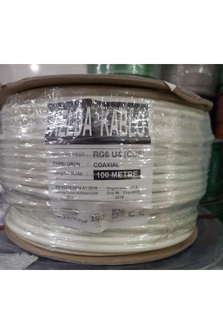 100 METRE RG6U 4 CCA FULL HD TELEVİZYON KABLOSU