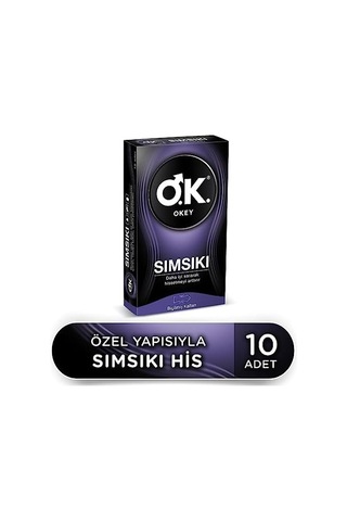 Sımsıkı Prezervatif 10 Adet Açık Kahverengi