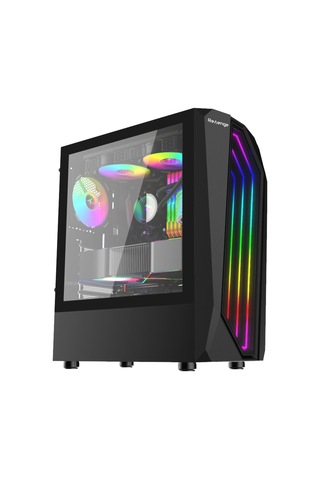 Revenge Infinite Space 500W Psu Dahil 3 Rgb Fan Temperli Cam Sonsuzluk Aynalı Gaming Bilgisayar Kasası