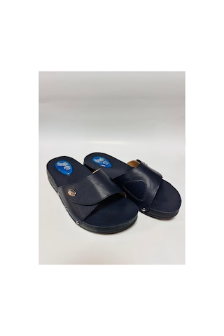 Style Comfort Ortopedik Halluks Valgus Anatomik Taban Kemik Çıkıntısı Ve Topuk Dikeni Terliği Cırtlı Schwjl.03 Lacivert