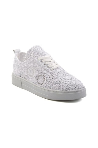 Bambi Beyaz Leather Kadın Sneaker K01331999916 Beyaz