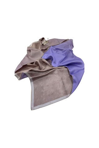 AKER Bosphorus Çift Taraflı İpek Twill Eşarp 7208712-933 Renkli