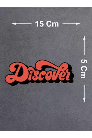 Discover Sticker - 4x4 Off Road Adventure Kamp Avcı Sticker - Araba Oto Cam Karavan Motosiklet Sticker - 00050 15x5 Cm