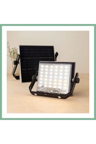 Bşkvirgo 100w Güneş Enerjili Led Işık Solar - Dış Mekan & Kamp Bsk2026