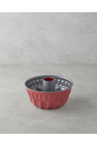 English Home Baker S Choice Karbon Çelik Klasik Borulu Kek Kalıbı 23 X 12 Cm Kırmızı Kırmızı