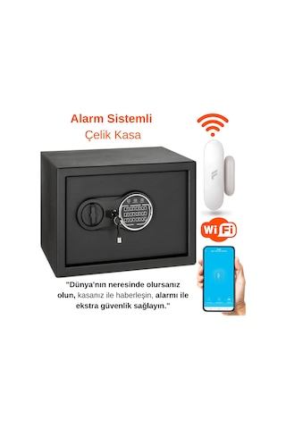 Kale Kd060-60-120 Elektronik Şifreli Çelik Kasa Alarm Sistemli Çelik Kasa Akıllı Çelik Para Evrak Kasası