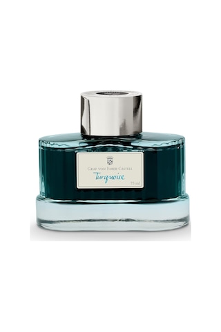 Graf Von Faber-castell Mürekkep Turkuaz 75 Ml / Kaliteli Mürekkep Haznesinde Parlak Renk Yoğunluğuna Sahip Dokümanl Genel