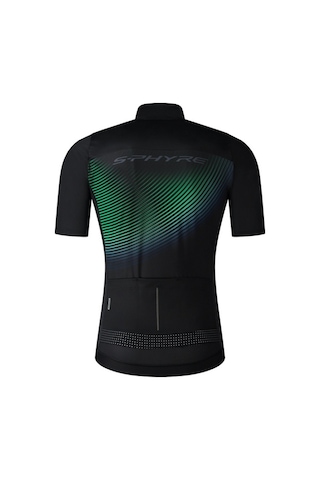Shimano S-phyre Kısa Kollu Printed Kışlık Rüzgarlık Ceket Black/green M Siyah