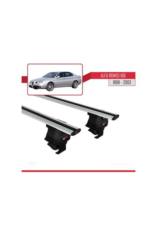 Alfa Romeo 166 1998-2003 Arası İle Uyumlu Ace-4 Ara Atkı Tavan Barı Gri