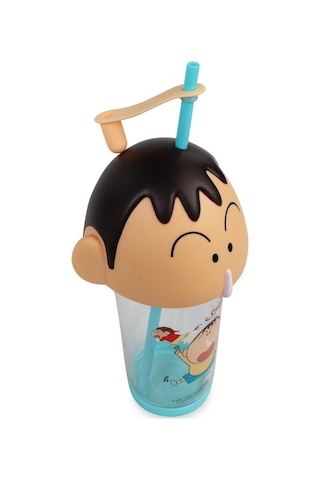 Vagonlife Crayon Shinchan Tritan Pipetli Matara 500 Ml - Mavistandart Turkuaz
