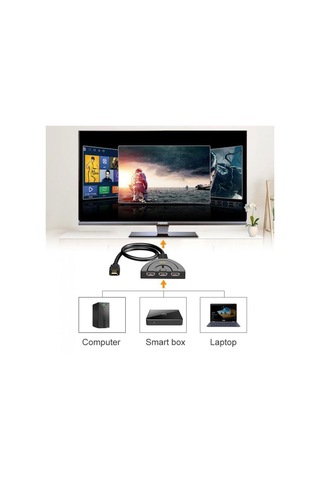 Hdmi Splitter 3 Port Hdmı 4k Ultra Splitter 3 Girş 1 Çıkış Hd Splitter