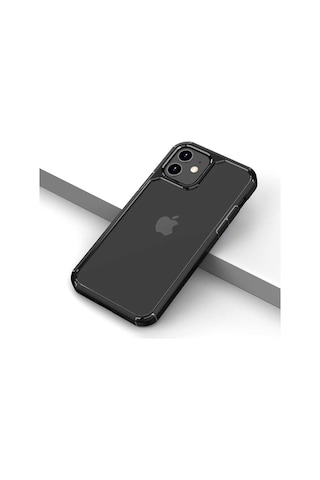 Apple Uyumlu iPhone 12 Uyumlu Zore Roll Kılıf-siyah Siyah -