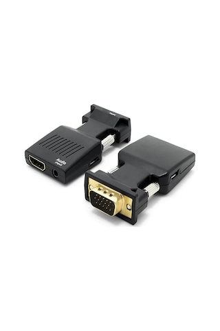 Vga To Hdmı Dönüştürücü Vga+audio To Hdmı Çevirici Converter 1080p