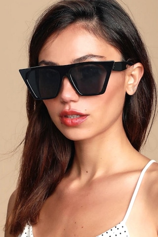 Della Pianto Dp111Black Square Cat Eye Kadın Güneş Gözlüğü