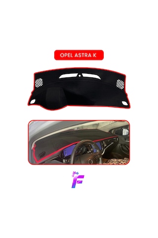 Opel Astra K Uyumlu Ön Göğüs Koruma Hızlı Ve Kolay Montaj Kaymaz Tasarım Oto Aksesuar T21 Kırmızı