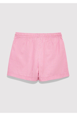 Mavi - Çizgili Şort 7410011-87020 Pembe