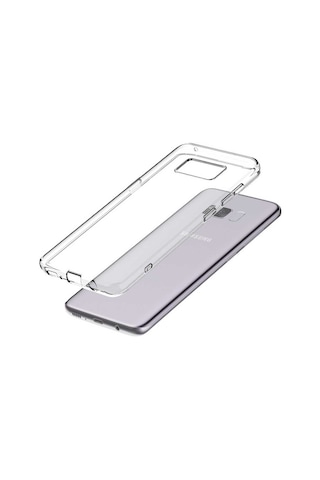 Zore Galaxy Uyumlu S8 Kılıf Msra Süper Silikon Kapak - Renksiz Renksiz