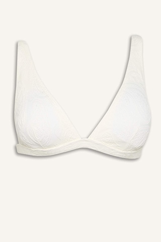 Defacto Regular Fit Brode Bikini Üstü-fall İn Love E3897ax25smwt16 Beyaz