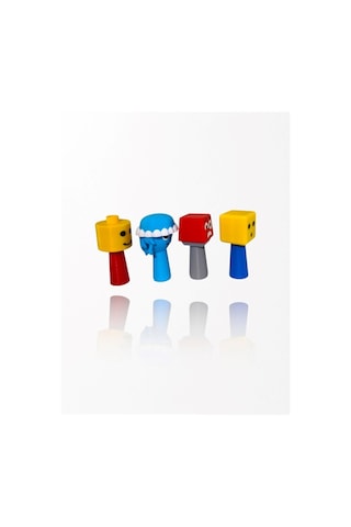 Sprunki 4 Adet Kaliteli Yeni Figür 7 Cm Lego Guys, Jellyfish Aurelia , Mr.panic 4   Pcs