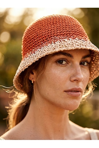 Brandsmiths Coral Sunset Hat Sarı