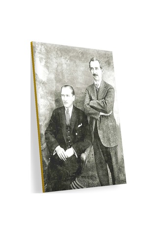 Cakasepetim Mustafa Kemal İsmet İnönü Ahşap Mdf Tablo