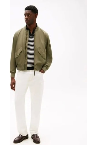 Tommy Hilfiger Erkek Katlanabilir Su Geçirmez Bomber Ceket Mw0mw39629plı Yeşil