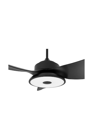 Alsanfan Melodi Siyah Bluetooth Hoparlörlü RGB LED Aydınlatmalı 91CM Tavan Vantilatörü
