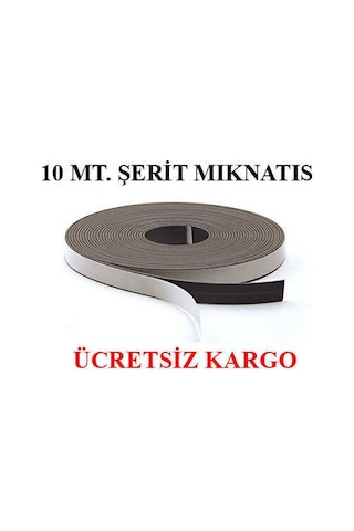 Yapışkanlı Şerit Mıknatıs Magnet 10 Metre -