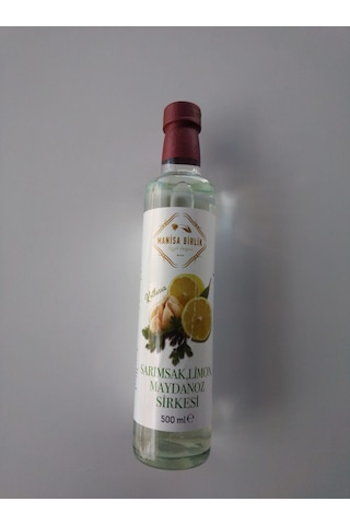 Manisa Birlik Sarımsak, Limon, Maydanoz, Sirkesi 500 Ml Cam Şişe
