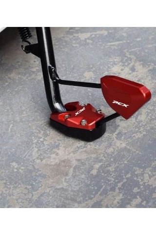 Honda Pcx 125-150-160 Modelleri İçin Cnc Alüminyum Yan Sehpa Genişletme Pedi Mavi