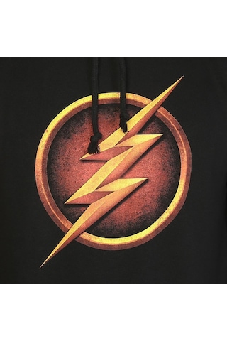 Bant Giyim - Flash Siyah Kapüşonlu Erkek Sweatshirt Hoodie