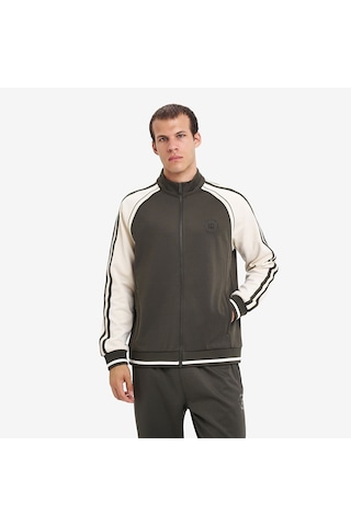 Lescon Erkek Fermuarlı Kapüşonlu Sweatshirt 26n-1155 Haki