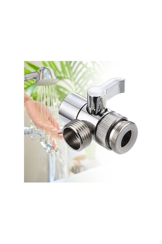 Trendooze Temizlik Kolaylıklı Yüksek Performanslı Duş Başlığı Yönlendirici - Gümüş Gümüş