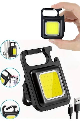 Mıknatıslı Parlak Led Işık 3 Fonksiyonlu Şarj Edilebilir Ledli Mini Taşınabilir Çok Renkli 76856004