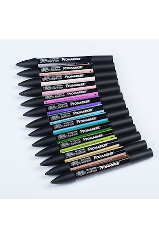 Promarker Çift Uçlu Alkol Bazlı Grafik Çizim Kalemi Soft Lime 368 Y828