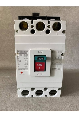 Westhomes 400A 8Kv Kaçak Akım Korumalı Şalter Wcm1-400L/3300 Bağl