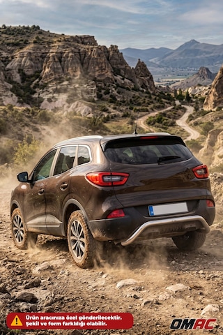 Renault Kadjar 2015-2026 Uyumlu Araca Özel Pars Arka Koruma 60mm Krom