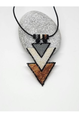 Harmel Jewelry Miyuki Üç Renk Kolye Altın