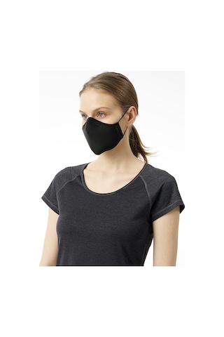 Blackspade Unisex Örme Kumaş Maske Siyah