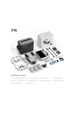 Hd Kameralı Ve Ekranlı Profesyonel 3 Eksenli Gimbal Drone 48mp, 10km Menzil