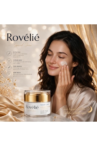 Yeni Nesil Altın Otu Özlü Bitki Kök Hücresi Night Care Gece Kremi 50 Ml