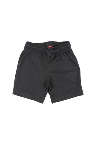 Bebegen Unisex Gri Düz Penye İpli Şort