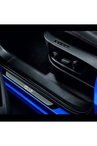 Fiat 500l 2013 Ve Üzeri Modeller Old Krom Kapı Eşiği 4 Parça Yazılı