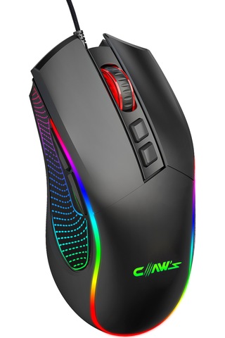 Crossfire V1 12800 Dpi Full Wide Rgb Özel Abs Doku & Kablolu Gaming Mouse - Siyah Gm-crossfıre-v1-b