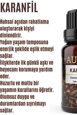 Auran Karanfil Esansiyel Uçucu Yağı 10 ML