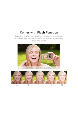 Yaozixa Xj03a 16mp 1080p Dijital Fotoğraf Makinesi - 4x Dijital Zoom, 1.77 İnç Lcd Ekran, Flaş Fonksiyonu, Altın Pil Dahil Değil Altın