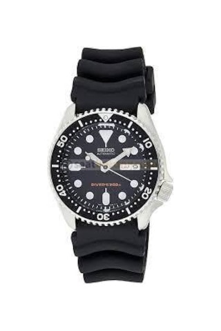 Seiko Automatic Diver Skx007 Siyah Silikon Saat Kordonu Siyah
