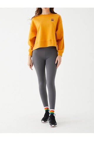 Eylül Moda Kadın Hardal Oversize Sweat Hardal